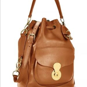Ralph Lauren Nappa Ricky Drawsting Bag